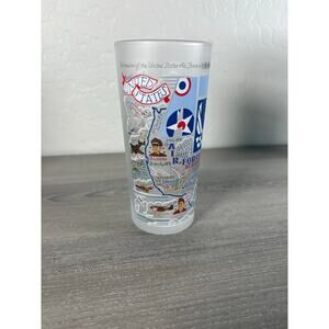 Catstudio Frosted Drinking Glass U.S. Air Force 2019 Map Design Frosted Tumbler